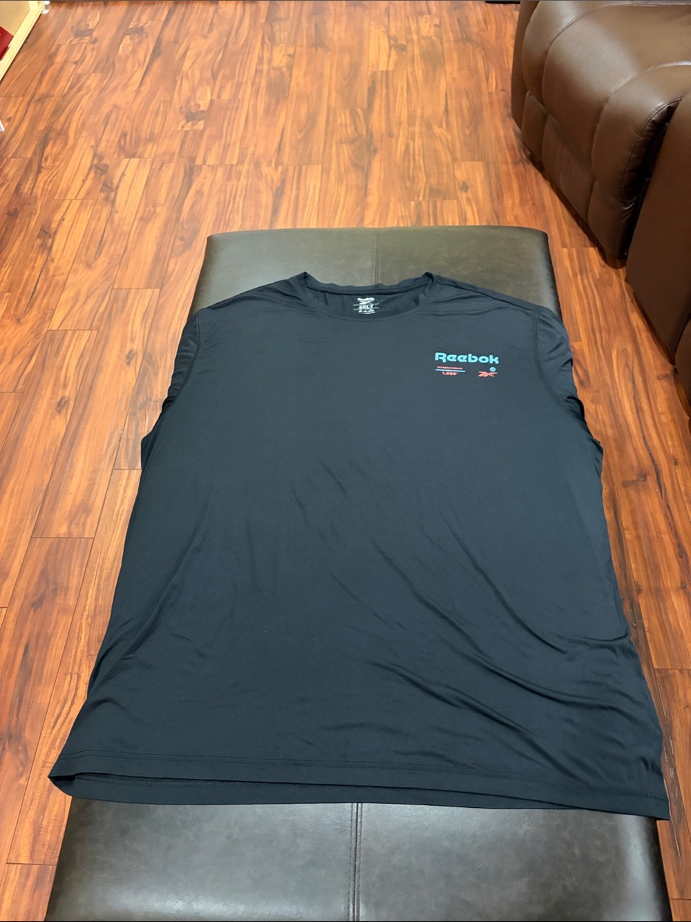 Reebok Men's Black Performance Crew neck Tee